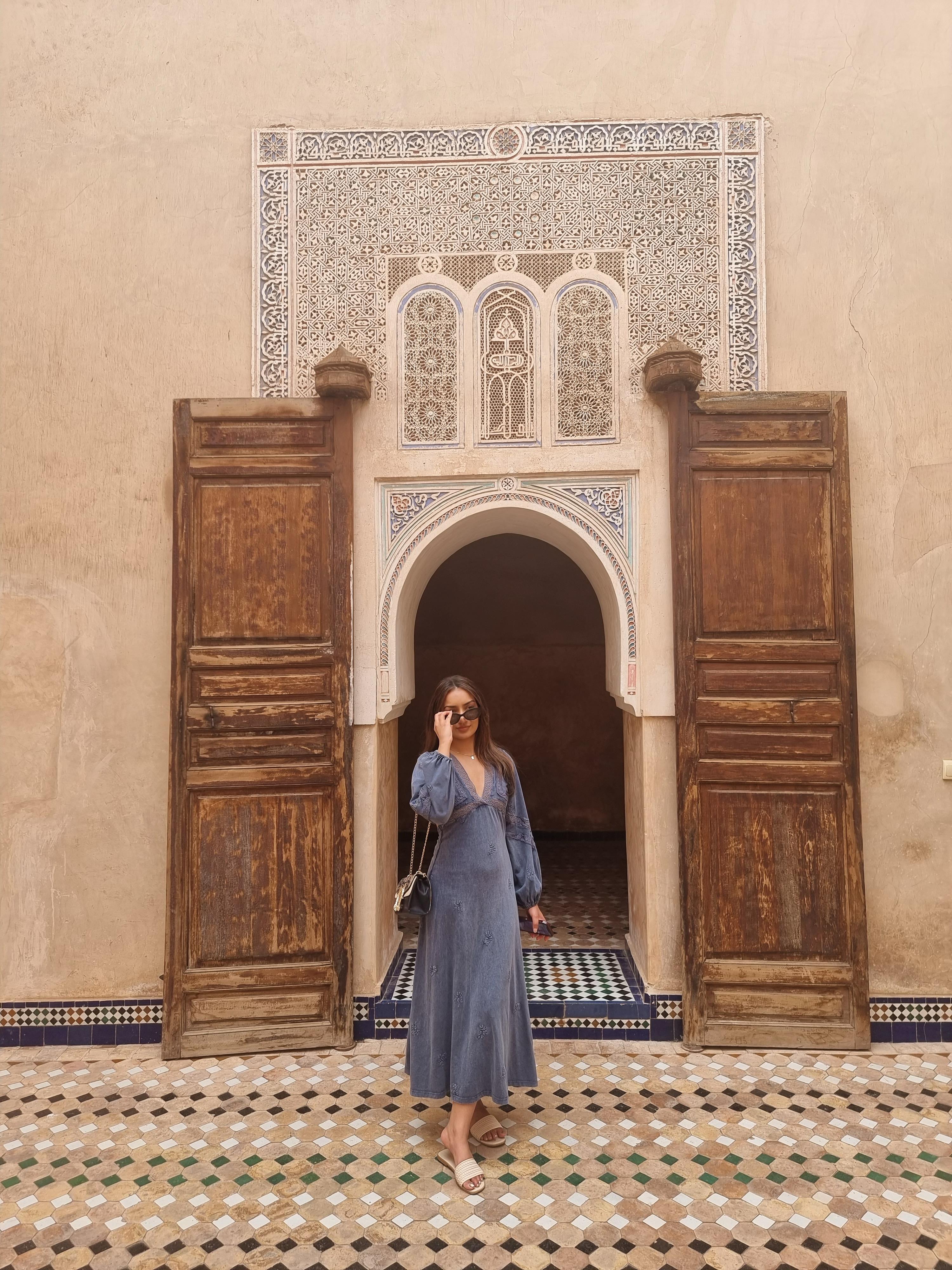 Blue dress picture